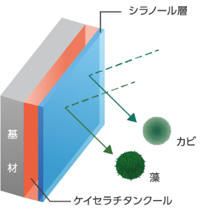 防藻・防カビ性イメージ