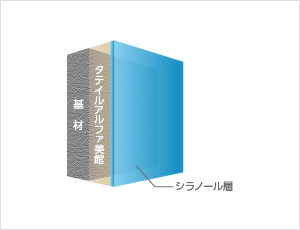 タテイルアルファ美館成膜後の図